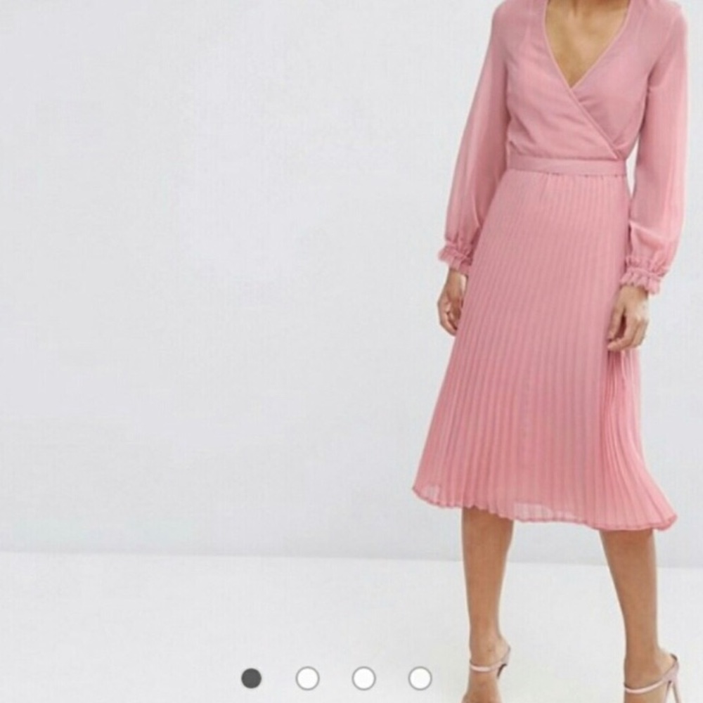 ASOS pleated midi dress!